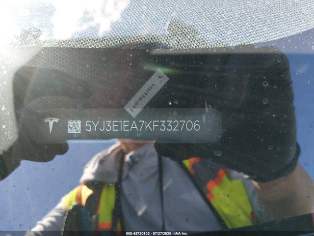 Продаж на аукціоні авто 2019 Tesla Model 3 Long Range/mid Range/standard Range/standard Range Plus, vin: 5YJ3E1EA7KF332706, номер лоту: 45720102