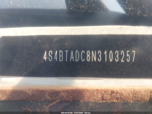 Aukcja sprzedaży 2022 Subaru Outback Premium, vin: 4S4BTADC8N3103257, numer aukcji: 45720149