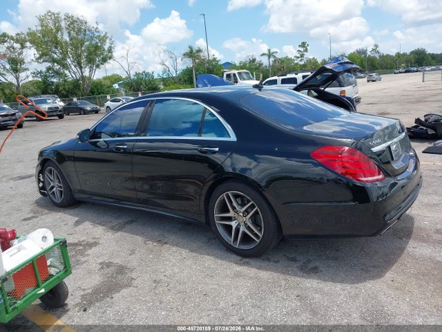 Продажа на аукционе авто 2015 Mercedes-benz S 550 4matic, vin: WDDUG8FB3FA117262, номер лота: 45720189