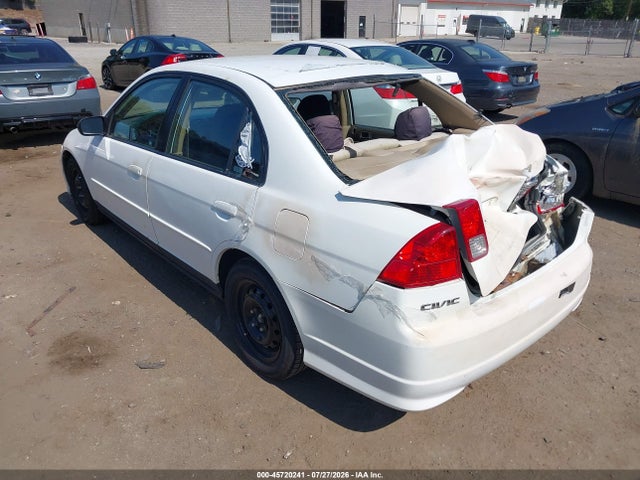 45720241 :رقم المزاد ، 2HGES16555H580472 vin ، 2005 Honda Civic Lx مزاد بيع