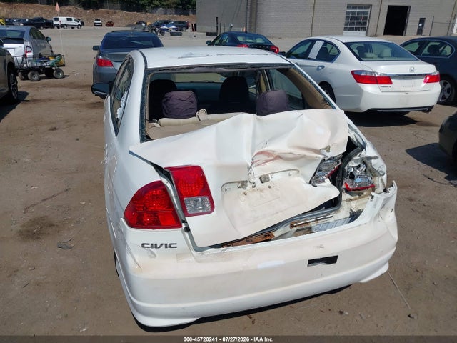 45720241 :رقم المزاد ، 2HGES16555H580472 vin ، 2005 Honda Civic Lx مزاد بيع