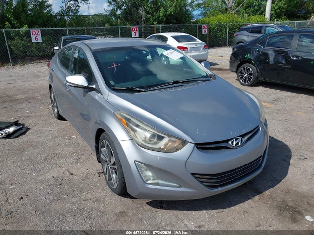 Продаж на аукціоні авто 2015 Hyundai Elantra Limited, vin: 5NPDH4AE4FH593482, номер лоту: 45720264