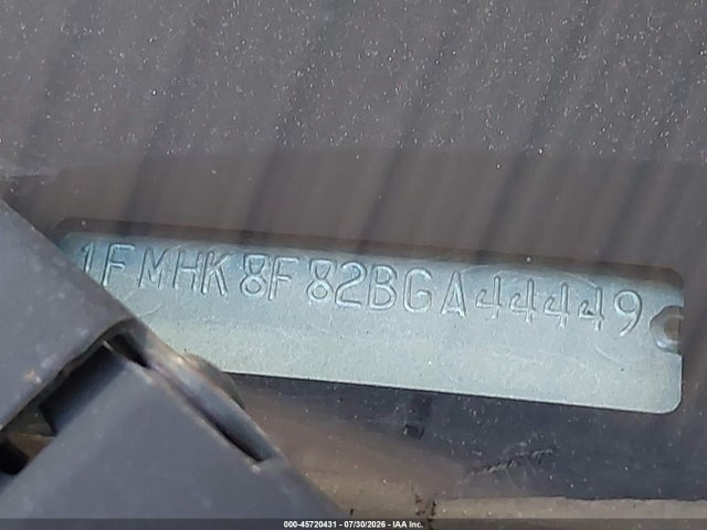 45720431 :رقم المزاد ، 1FMHK8F82BGA44449 vin ، 2011 Ford Explorer Limited مزاد بيع
