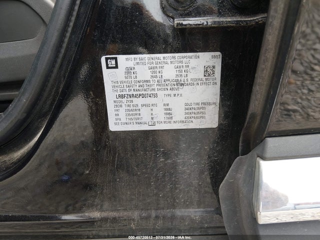 Продаж на аукціоні авто 2023 Buick Envision Essence Fwd, vin: LRBFZNR45PD074793, номер лоту: 45720512