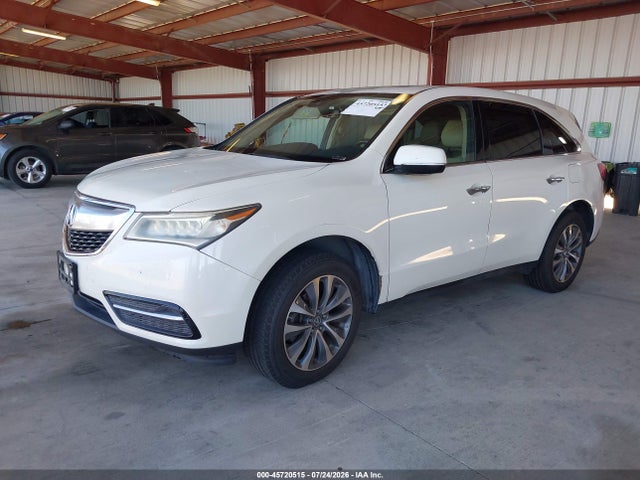Acura Mdx Technology Acurawatch Plus Packages/technology Package 2016 5FRYD3H48GB017185 Image 2