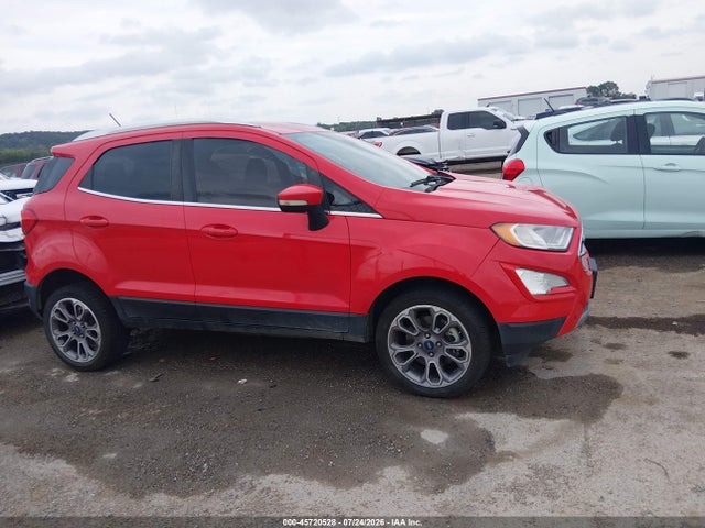 Aukcja sprzedaży 2020 Ford Ecosport Titanium, vin: MAJ6S3KL5LC360838, numer aukcji: 45720528