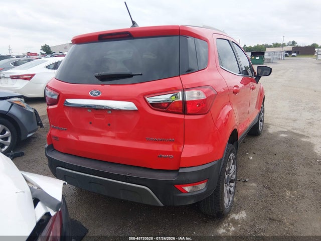 Aukcja sprzedaży 2020 Ford Ecosport Titanium, vin: MAJ6S3KL5LC360838, numer aukcji: 45720528