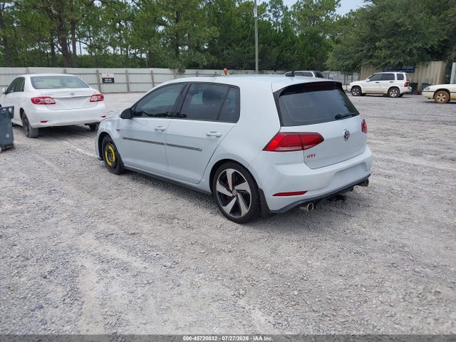 45720832 :رقم المزاد ، 3VW6T7AU3KM002379 vin ، 2019 Volkswagen Golf Gti 2.0t Autobahn/2.0t Rabbit Edition/2.0t S/2.0t Se مزاد بيع