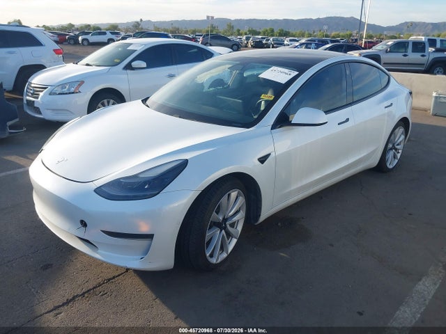 Tesla Model 3 Standard Range Plus Rear-wheel Drive 2021 5YJ3E1EA0MF871834 Image 2