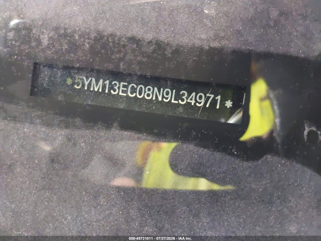 Aukcja sprzedaży 2022 Bmw X3 M, vin: 5YM13EC08N9L34971, numer aukcji: 45721011