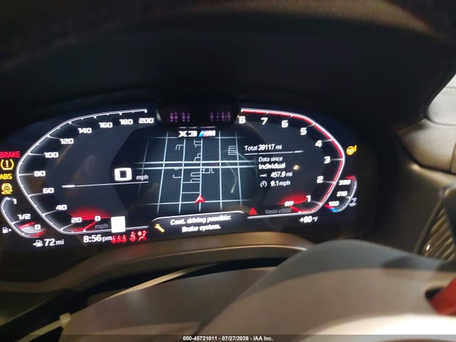 Aukcja sprzedaży 2022 Bmw X3 M, vin: 5YM13EC08N9L34971, numer aukcji: 45721011