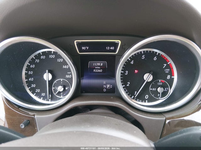 Продаж на аукціоні авто 2015 Mercedes-benz Ml 350 4matic, vin: 4JGDA5HB9FA477347, номер лоту: 45721101