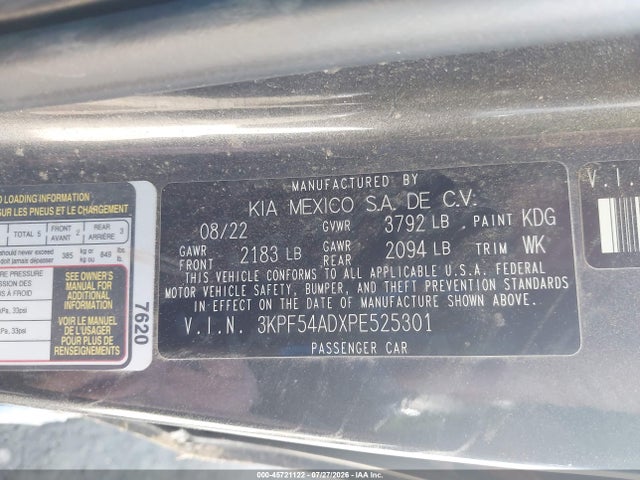 KIA Forte Gt-line 2023 3KPF54ADXPE525301 Image 9