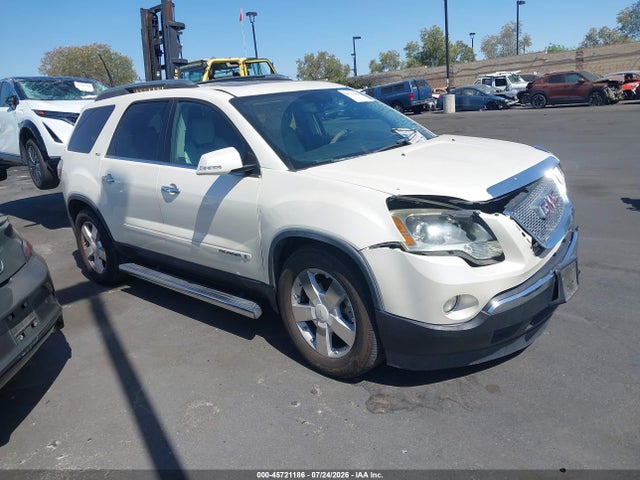 45721186 :رقم المزاد ، 1GKEV33708J124359 vin ، 2008 Gmc Acadia Slt-2 مزاد بيع