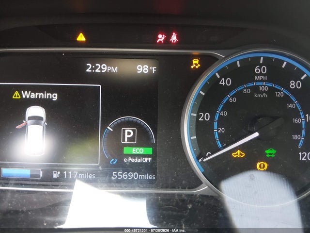 2020 Nissan Leaf Sv 40 Kwh მანქანა იყიდება აუქციონზე, vin: 1N4AZ1CP8LC311077, აუქციონის ნომერი: 45721201