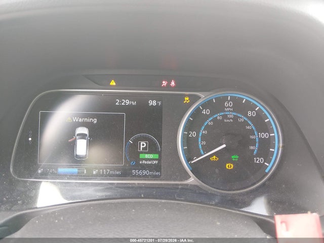 2020 Nissan Leaf Sv 40 Kwh მანქანა იყიდება აუქციონზე, vin: 1N4AZ1CP8LC311077, აუქციონის ნომერი: 45721201