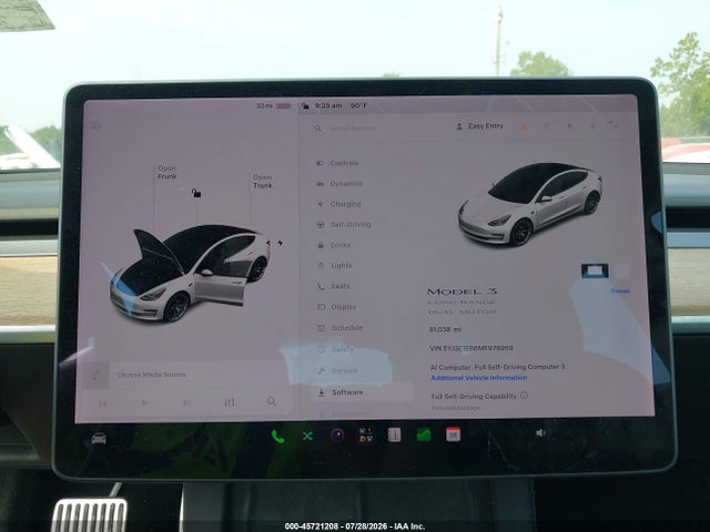 Tesla Model 3 Long Range Dual Motor All-wheel Drive 2021 5YJ3E1EB6MF978959 Image 7