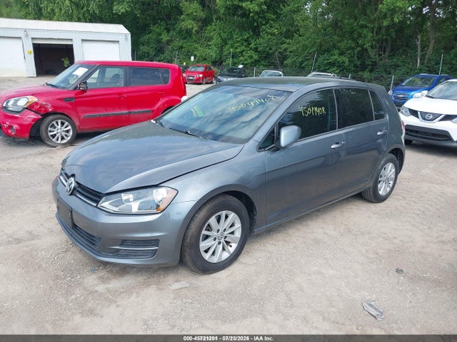 2016 Volkswagen Golf Tsi S 4-door მანქანა იყიდება აუქციონზე, vin: 3VW217AU3GM055451, აუქციონის ნომერი: 45721291