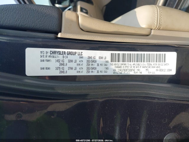 Продажа на аукционе авто 2015 Jeep Grand Cherokee Limited, vin: 1C4RJFBG9FC638742, номер лота: 45721295