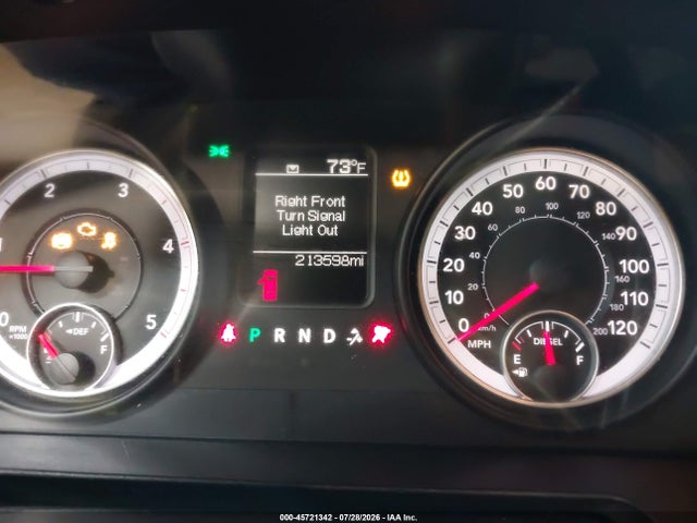 45721342 :رقم المزاد ، 3C6UR5HL9DG545741 vin ، 2013 Ram 2500 Tradesman مزاد بيع