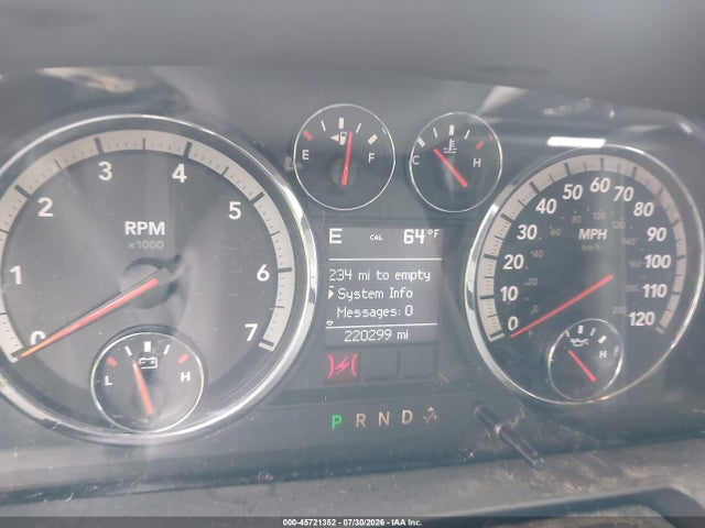 45721352 :رقم المزاد ، 1D3HV18T89S799026 vin ، 2009 Dodge Ram 1500 Slt/sport/trx مزاد بيع