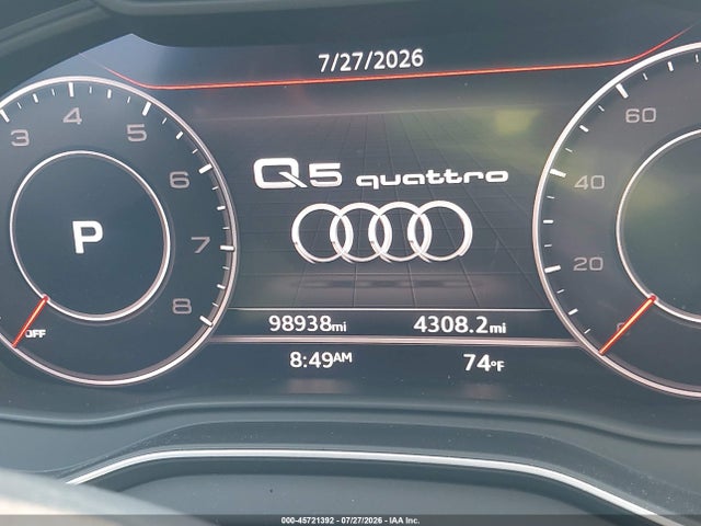 WA1BNAFYXJ2139257 Audi Q5 2.0t Premium/2.0t Tech Premium
