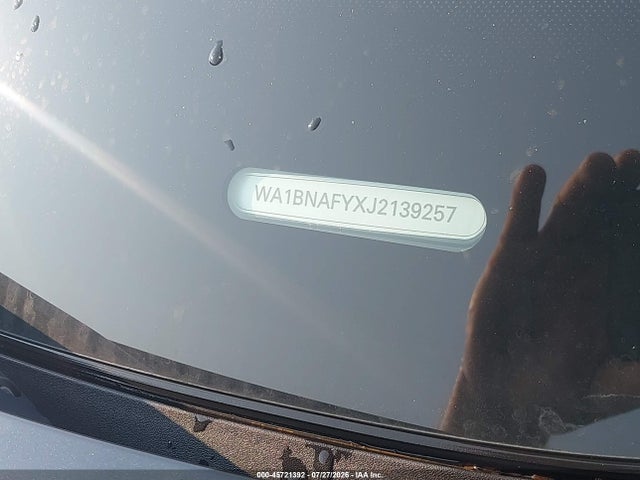 WA1BNAFYXJ2139257 Audi Q5 2.0t Premium/2.0t Tech Premium