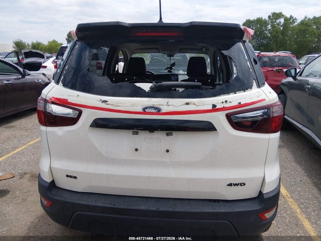 45721466 :رقم المزاد ، MAJ6S3JL9MC396793 vin ، 2021 Ford Ecosport Ses مزاد بيع