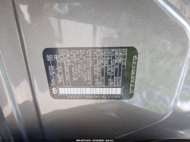 Продажа на аукционе авто 2021 Infiniti Qx50 Essential Awd, vin: 3PCAJ5CB0MF113644, номер лота: 45721479