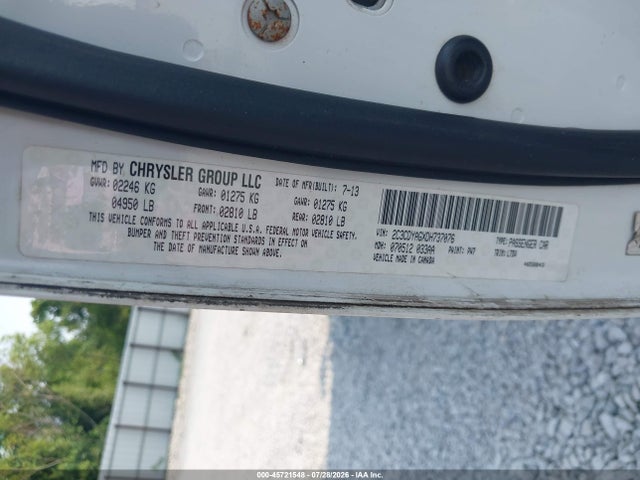 Продаж на аукціоні авто 2013 Dodge Challenger Sxt, vin: 2C3CDYAGXDH737076, номер лоту: 45721548