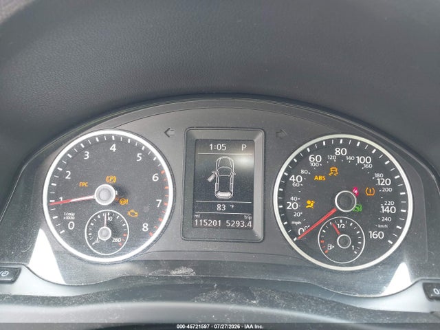 2016 Volkswagen Tiguan S მანქანა იყიდება აუქციონზე, vin: WVGBV7AX2GW558062, აუქციონის ნომერი: 45721597