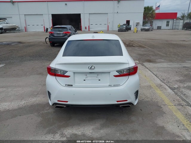 45721694 :رقم المزاد ، JTHHA5BCXG5001298 vin ، 2016 Lexus Rc 200t مزاد بيع