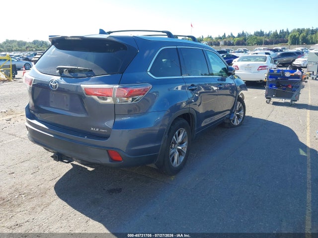 Toyota Highlander Xle V6 2015 5TDJKRFH3FS147578 Image 4