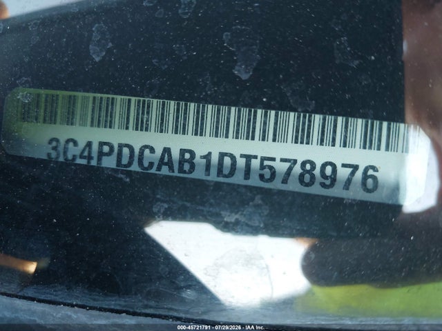 45721791 :رقم المزاد ، 3C4PDCAB1DT578976 vin ، 2013 Dodge Journey Se مزاد بيع