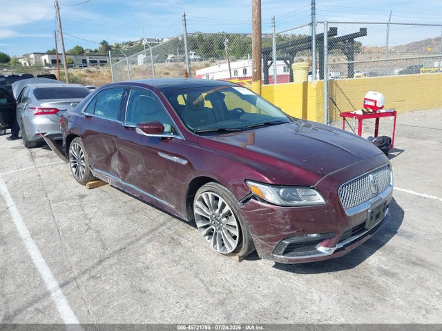 Продажа на аукционе авто 2017 Lincoln Continental Reserve, vin: 1LN6L9RP9H5612701, номер лота: 45721795