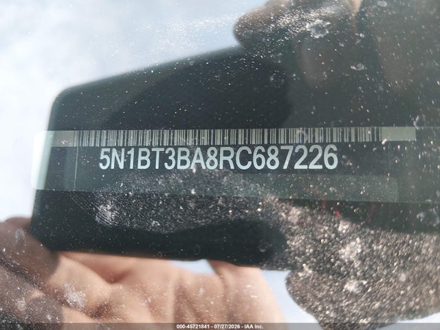 5N1BT3BA8RC687226 Nissan Rogue Sv Fwd