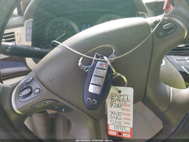 Продаж на аукціоні авто 2015 Infiniti Q70l 3.7x, vin: JN1BY1PR1FM830602, номер лоту: 45721870