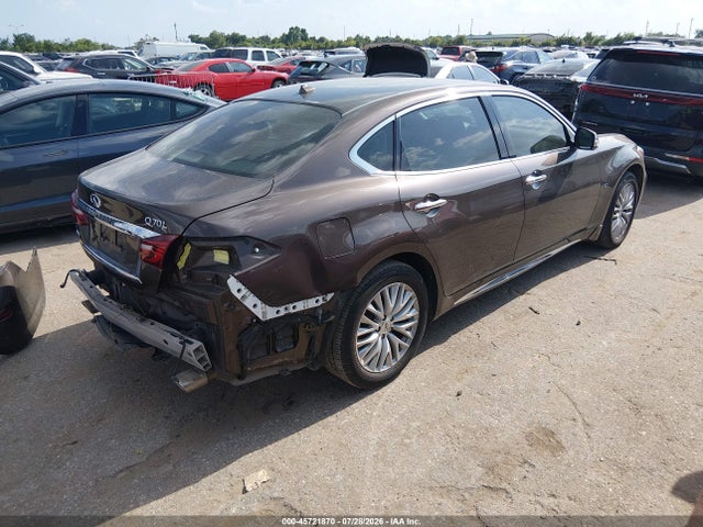 Продаж на аукціоні авто 2015 Infiniti Q70l 3.7x, vin: JN1BY1PR1FM830602, номер лоту: 45721870