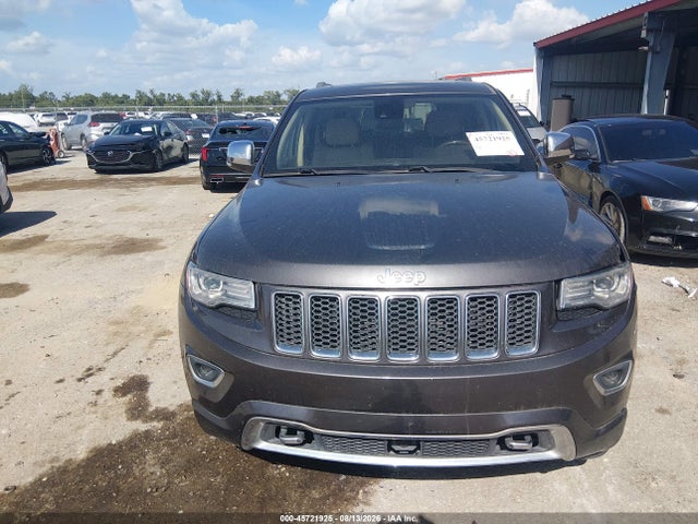 2014 Jeep Grand Cherokee Overland მანქანა იყიდება აუქციონზე, vin: 1C4RJECT0EC442614, აუქციონის ნომერი: 45721925