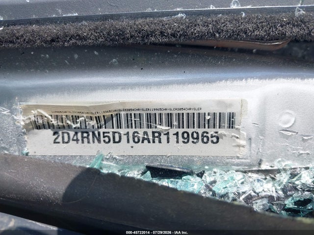 Продаж на аукціоні авто 2010 Dodge Grand Caravan Sxt, vin: 2D4RN5D16AR119965, номер лоту: 45722014
