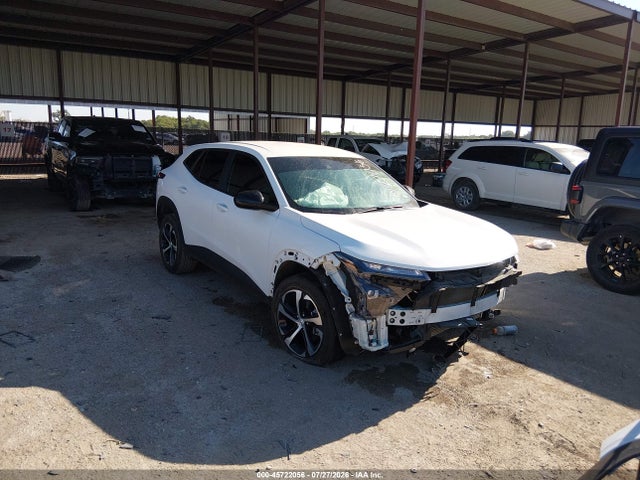 2024 Chevrolet Trax Fwd 1rs მანქანა იყიდება აუქციონზე, vin: KL77LGE26RC143682, აუქციონის ნომერი: 45722056