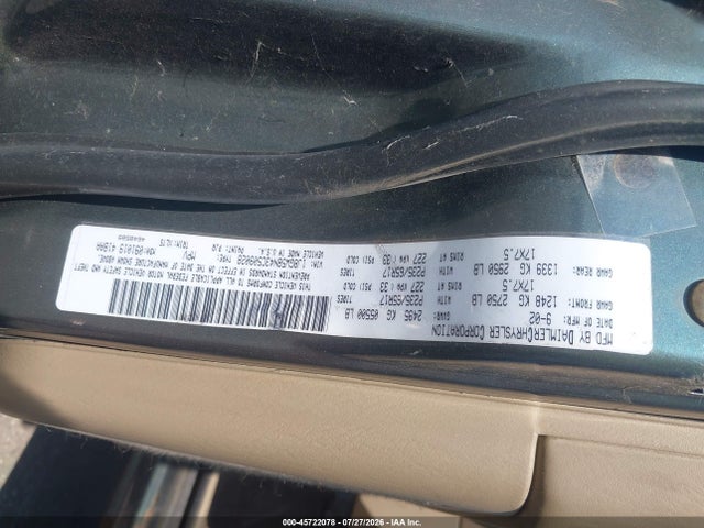 Продаж на аукціоні авто 2003 Jeep Grand Cherokee Limited, vin: 1J8GW58N43C509028, номер лоту: 45722078