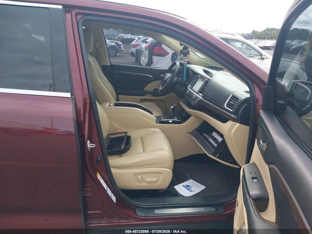 45722098 :رقم المزاد ، 5TDDKRFH2ES027900 vin ، 2014 Toyota Highlander Limited Platinum V6 مزاد بيع