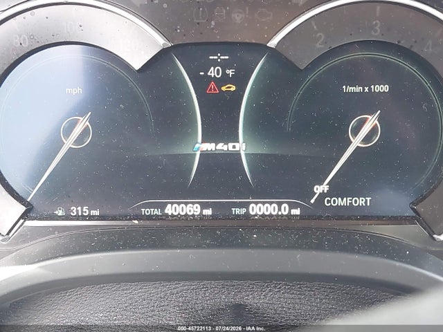 Aukcja sprzedaży 2018 Bmw X3 M40i, vin: 5UXTS3C51J0Y97989, numer aukcji: 45722113