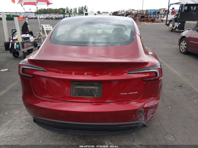 Продаж на аукціоні авто 2024 Tesla Model 3 Long Range Dual Motor All-wheel Drive, vin: 5YJ3E1EB0RF730973, номер лоту: 45722150