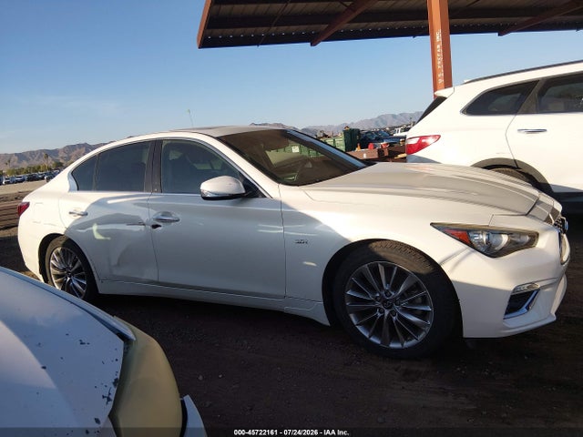 Продаж на аукціоні авто 2018 Infiniti Q50 3.0t Luxe, vin: JN1EV7AP4JM351857, номер лоту: 45722161