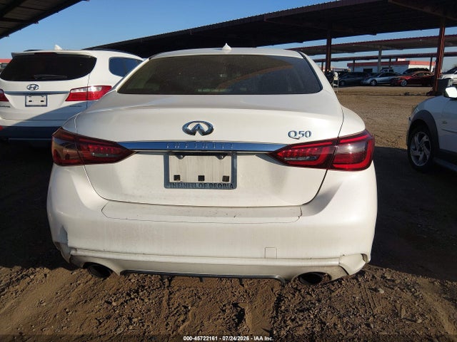 Продаж на аукціоні авто 2018 Infiniti Q50 3.0t Luxe, vin: JN1EV7AP4JM351857, номер лоту: 45722161