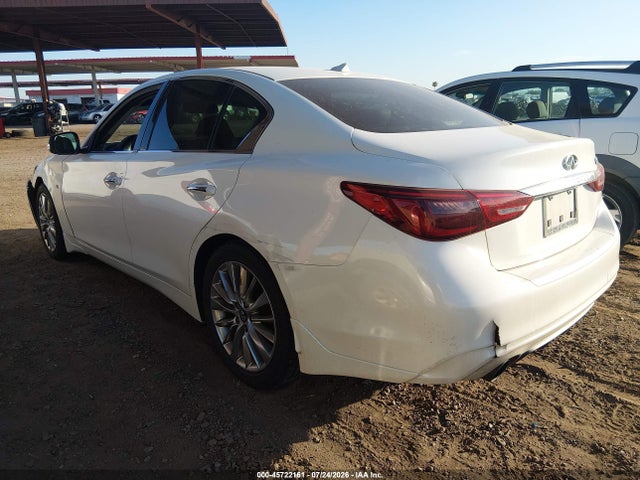 Продаж на аукціоні авто 2018 Infiniti Q50 3.0t Luxe, vin: JN1EV7AP4JM351857, номер лоту: 45722161