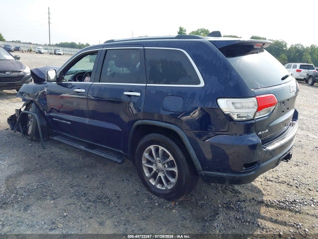 2015 Jeep Grand Cherokee Limited მანქანა იყიდება აუქციონზე, vin: 1C4RJFBG5FC197983, აუქციონის ნომერი: 45722267