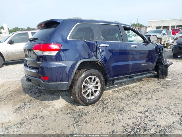 2015 Jeep Grand Cherokee Limited მანქანა იყიდება აუქციონზე, vin: 1C4RJFBG5FC197983, აუქციონის ნომერი: 45722267